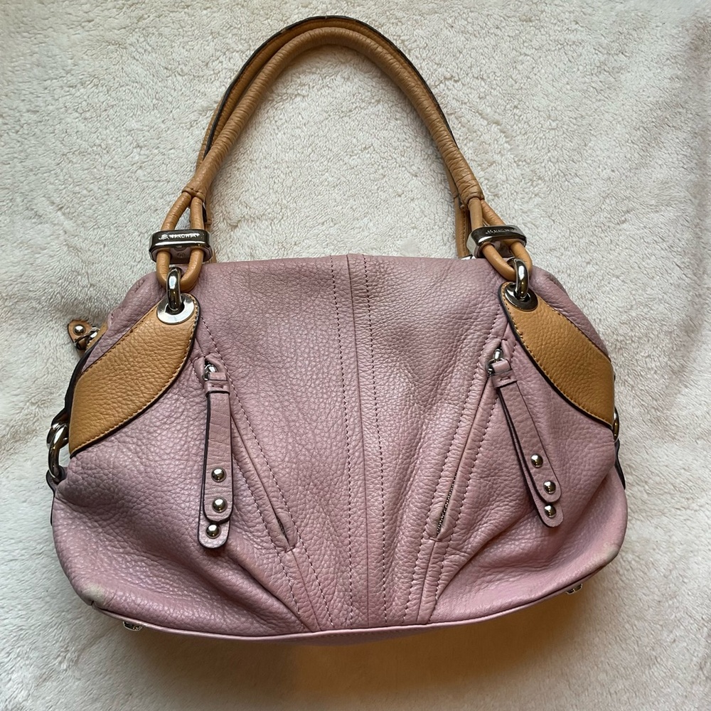 Pink Leather Women's Bag